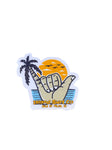 Mini Palm Tree Shaka Sticker