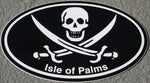 Decal with skull and crossed swords